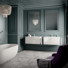 Image by Cyan Studios - Symphony - Cararra Decor Ornate EnSuite Bathroom